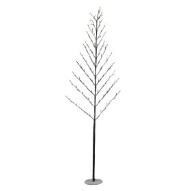 LED Twig Tree Paper/Foam 3AA Batteries Not Included 6 Hr Timer (Option: Black 42")
