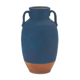 Blue Urn Vase, Ceramic (size: 10.5")