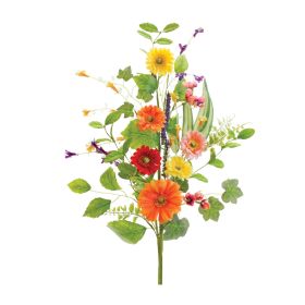 Mixed Floral - Artificial Flowers & Foliage Vase Filler (Option: 2pc Multi 33")