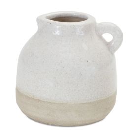 Stoneware Pitcher Bud Vase Set (Option: 4pc 4.25"H)