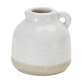 Stoneware Pitcher Bud Vase Set (Option: 3pc 4.75"H)