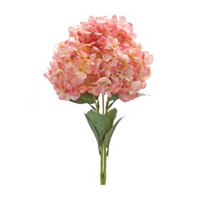 Hydrangea Bush (Set of 2) 19"H Polyester (Option: Pink, Green)