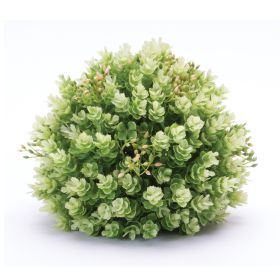 Artificial Foliage Half Orb (Option: 2pc Green/White 8")