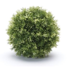 Artificial Foliage Orbs Plastic (Option: 2pc Dark Green 6")