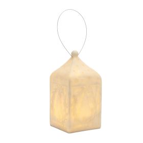 Pendant Lantern 5.5"L x 9"H Resin 3 AAA Batteries, Not Included (Option: Tree)