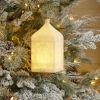 Pendant Lantern 5.5"L x 9"H Resin 3 AAA Batteries, Not Included