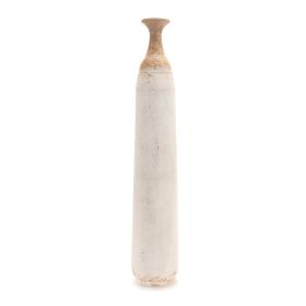 Rustic Metal Floor Vase (size: 32")