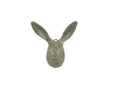 Cast Iron Decorative Rabbit Hook 5" (Finish: Antique Bronze)
