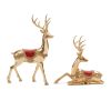 Resin Christmas Reindeer Deer Figurines