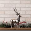Aluminum Reindeer Statue Figurine
