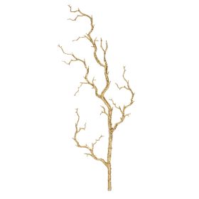 Glitter Branch Vase Filler (Option: 6pc Gold 39")