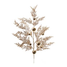 Sleigh Bell Spray (Option: 2pc Pine Branch 24")