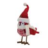 Feathered Winter Bird Figurines Foam/Polyester