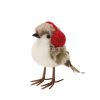 Feathered Winter Bird Figurines Foam/Polyester