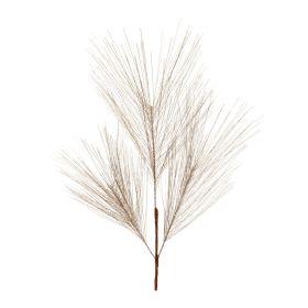 Pine Spray - Artificial Foliage Plastic (Option: 6pc Silver 25.5")