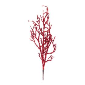 Glitter Branch Vase Filler (Option: 12pc Red 24.5")