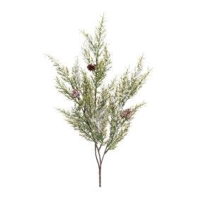 Pine Spray - Artificial Foliage Plastic (Option: 6pc Iced 26")