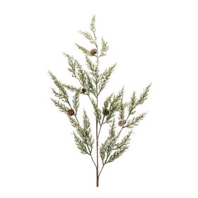 Pine Spray - Artificial Foliage Plastic (Option: 2pc Iced 32")