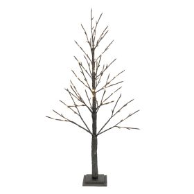 Twig Tree 114 LED Lights 4'H Paper (Option: Silver)