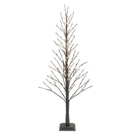 Twig Tree 186 LED Lights 5'H Paper (Option: Silver)