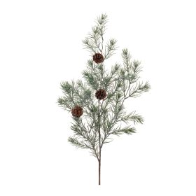 Pine Spray - Artificial Foliage Plastic (Option: 2pc Wintery 37")