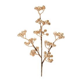 Berry Spray (Set of 6) 23"H Foam (Option: Gold)