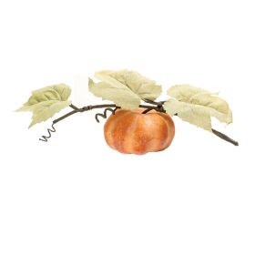 Artificial Foliage & Flowers - Hanging Vines (Option: 2pc Pumpkin 15")