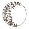 Distressed Bronze Iron Metal Ring Insect Wall Art 18"D
