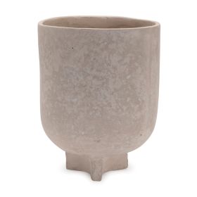 Recycled Paper/Chalk Powder Vase (Option: X Base 5.5"D x 7"H)