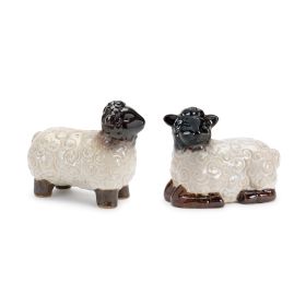 Sheep Figurines Resin (Option: 6pc Glossy 3")