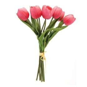 Artificial Tulip Flowers (Option: 2pc Pink Bundle 14")