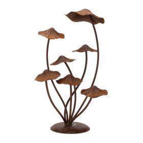 Bronze Mushroom Decor Iron (Option: 7 Tops)