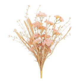 Artificial Flowers - Floral Bush, Stem, Bundle (Option: 2pc Pink 20")