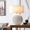 Notched Ceramic Table Lamp
