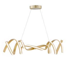 Munich LED Horizontal Chandelier (Color: Gold)