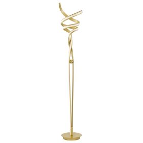 Munich LED 63" Floor Lamp // Dimmable (Color: Sandy Gold)