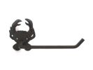 Cast Iron Crab Toilet Paper Holder 10"