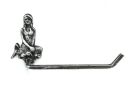 Cast Iron Mermaid Toilet Paper Holder 10"