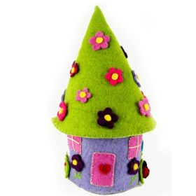Felted Fairy House - Global Groove (Option: Purple)