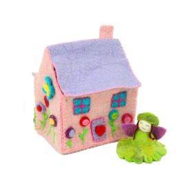 Felted Fairy House - Global Groove (Option: Pink)