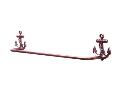 Anchor Bath Towel Holder 28" (Finish: Antique Copper)
