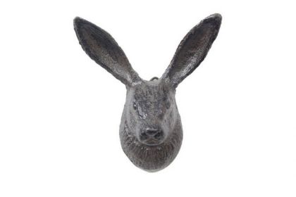 Cast Iron Decorative Rabbit Hook 5" (Finish: Cast Iron)