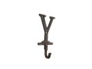 Cast Iron Letter Y Alphabet Wall Hook 6"