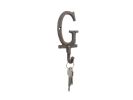 Cast Iron Letter G Alphabet Wall Hook 6"