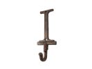 Cast Iron Letter I Alphabet Wall Hook 6"