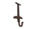 Cast Iron Letter I Alphabet Wall Hook 6"