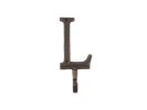 Cast Iron Letter L Alphabet Wall Hook 6"