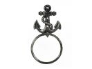 Cast Iron Anchor Towel Holder 8.5"