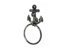Cast Iron Anchor Towel Holder 8.5"