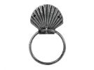Cast Iron Seashell Towel Holder 8.5"